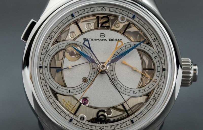 Petermann B&eacute;dat Introduces the Monopusher Split-Seconds Chronograph with Instantaneous Minutes Ref. 2941